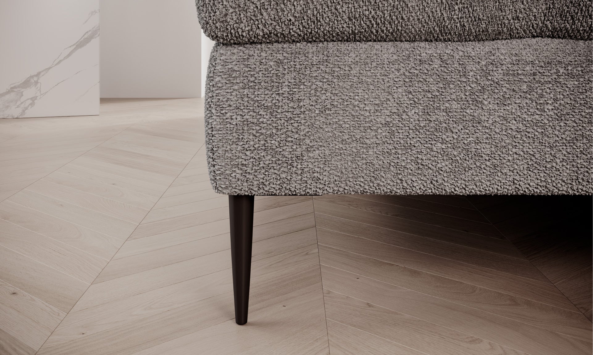Canapé d'angle XL avec fonction lit et coffre de rangement intégré - Decora Home