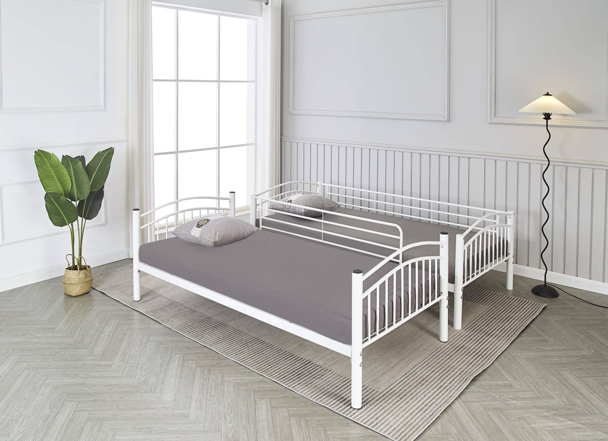 LIT SUPERPOSÉ ALICE BLANC 90X190cm