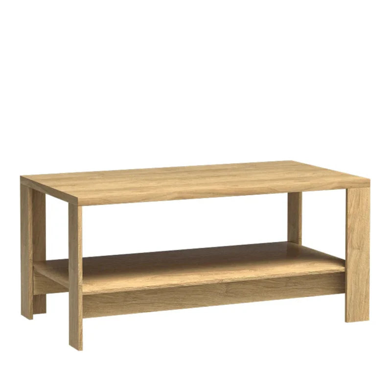 Table basse simple et lumineuse en hickory naturel|Destockage Express|Decora Home