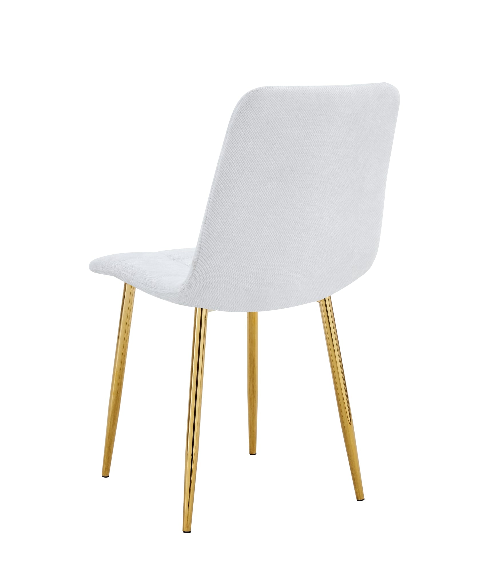 CHAISE ELISA PIED GOLD SERGE GRIS