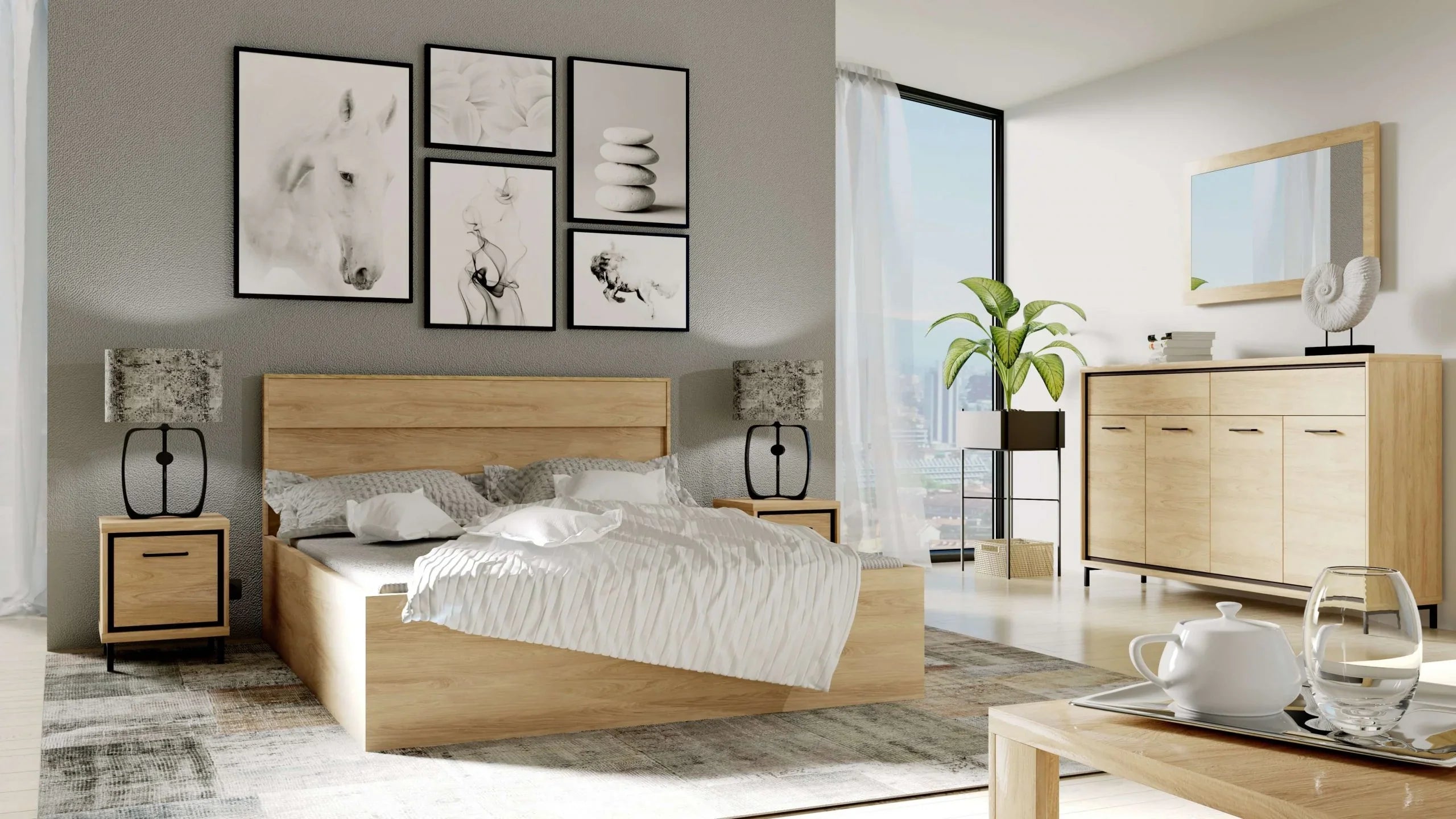 Miroir Moderne avec Cadre Lumineux - Decora Home