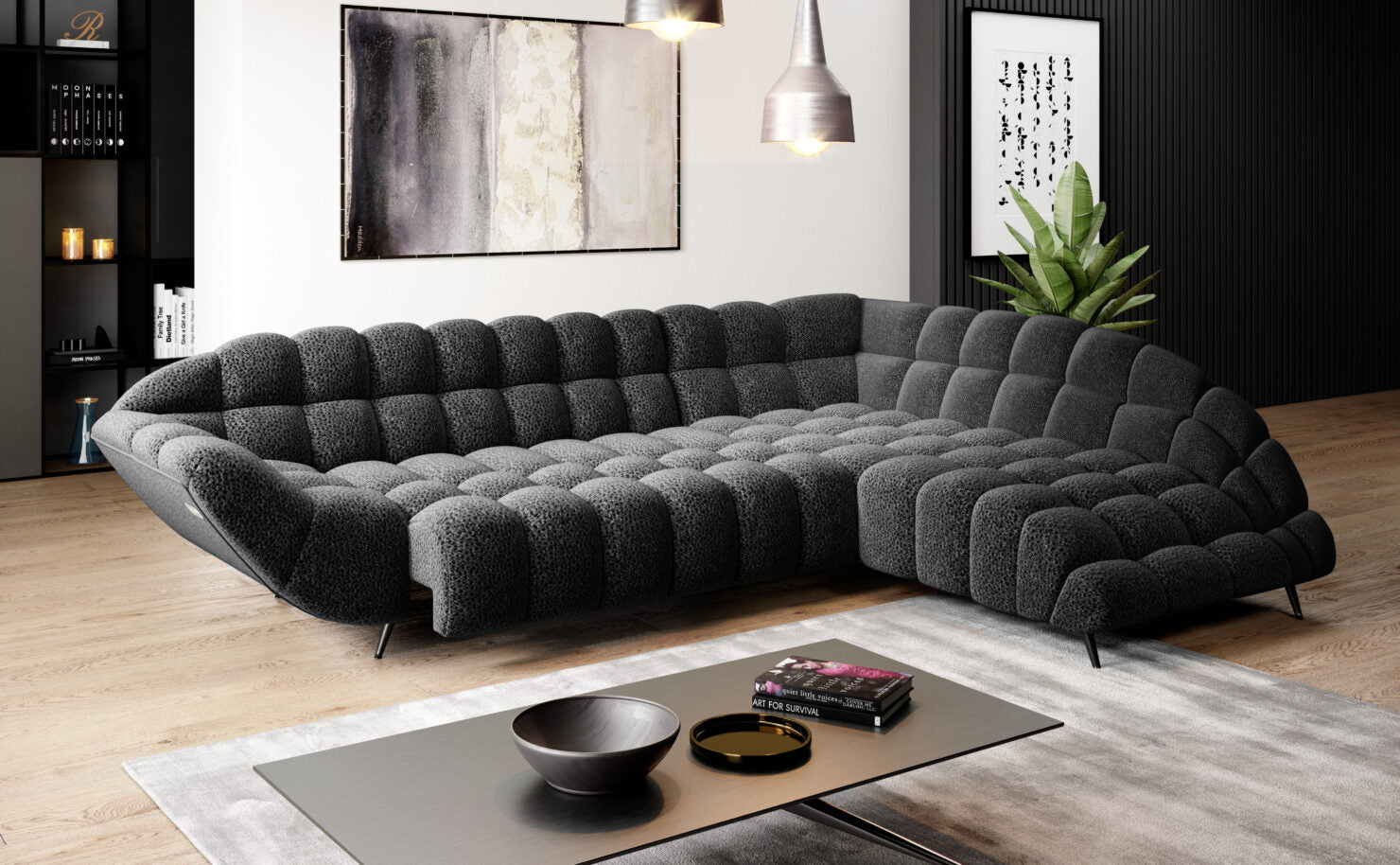 Canapé d’Angle – Design Moderne avec Profondeur d’Assise Réglable Électriquement - Decora Home