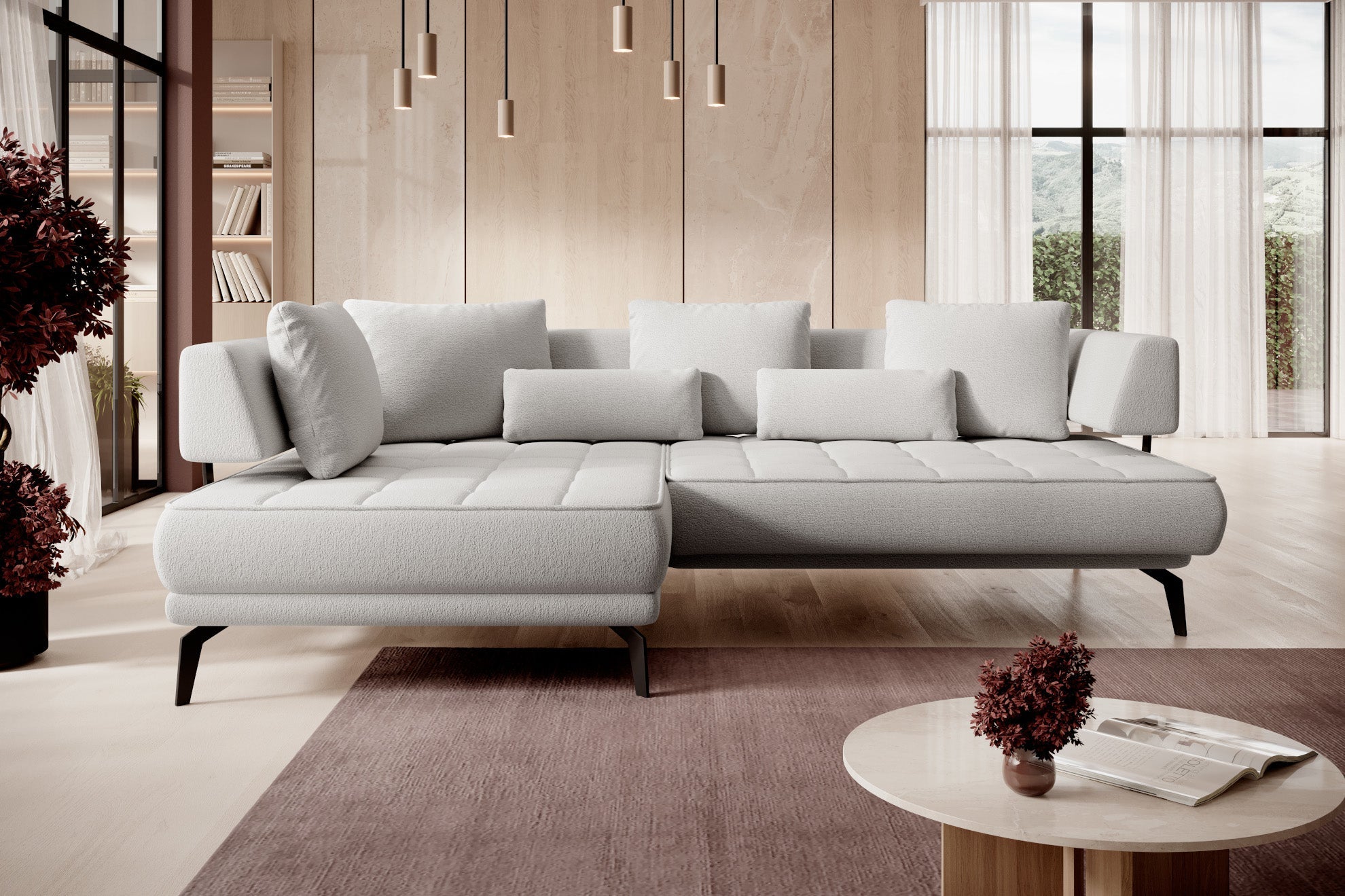 Canapé d'angle – Design Moderne et Confort Personnalisé avec Mécanisme Électrique - Decora Home
