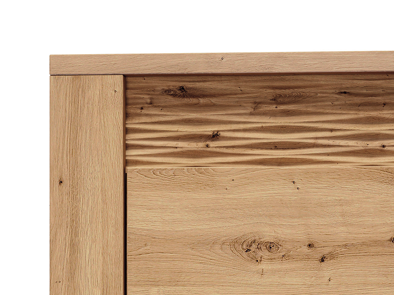 Chiffonnier Moderne en Chêne Artisanal avec Assemblage Flexible - Decora Home