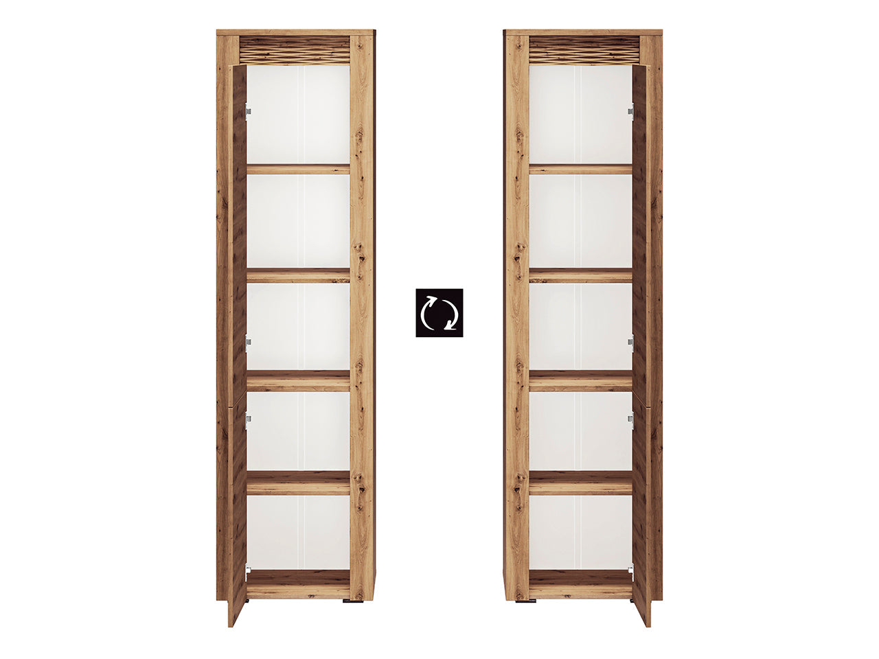 Chiffonnier Moderne en Chêne Artisanal avec Assemblage Flexible - Decora Home