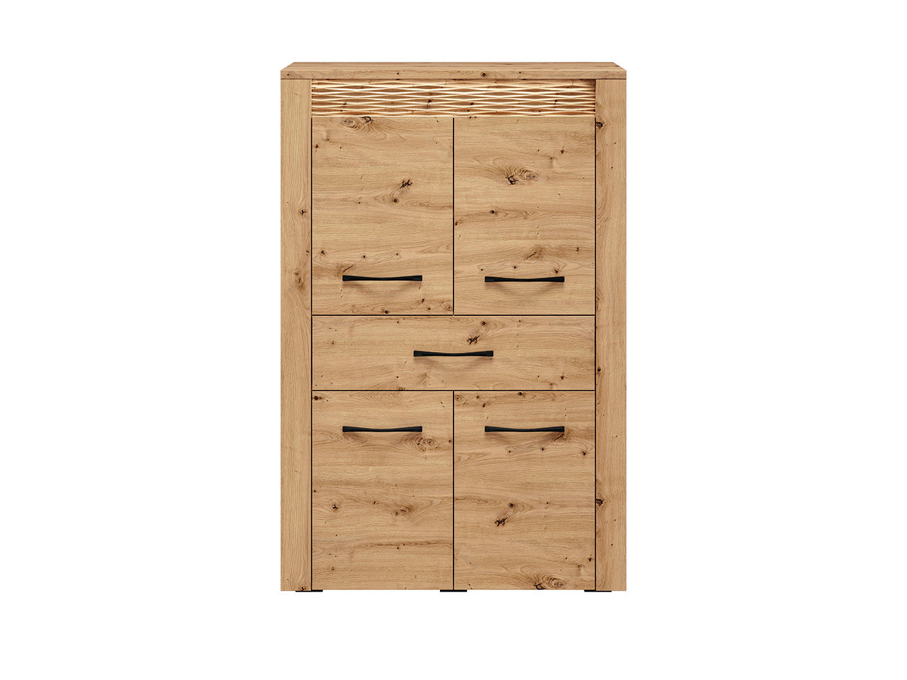 Commode, Buffet en Chêne Artisanal et MDF Rainuré – Tiroirs Profonds et Finition Haut de Gamme - Decora Home