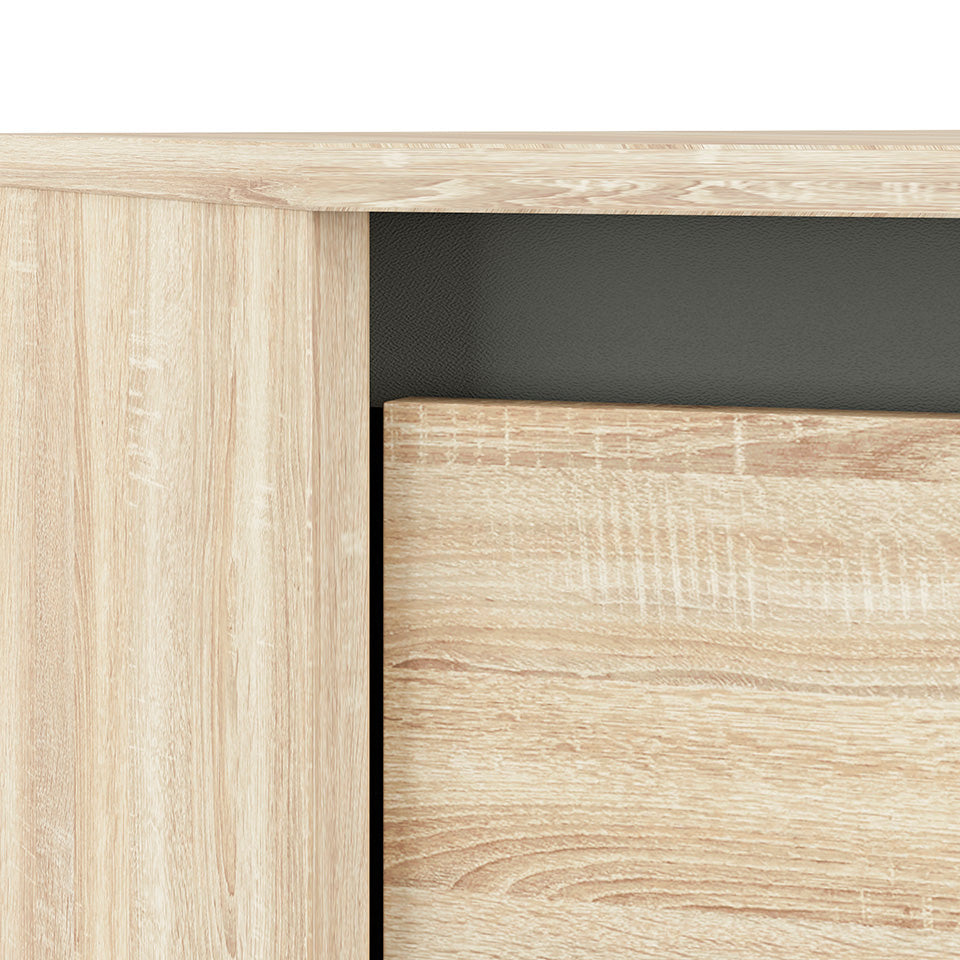 Armoire d’Angle Sonoma Clair – 2 Portes, Grand Rangement, Design Moderne & Résistant - Decora Home