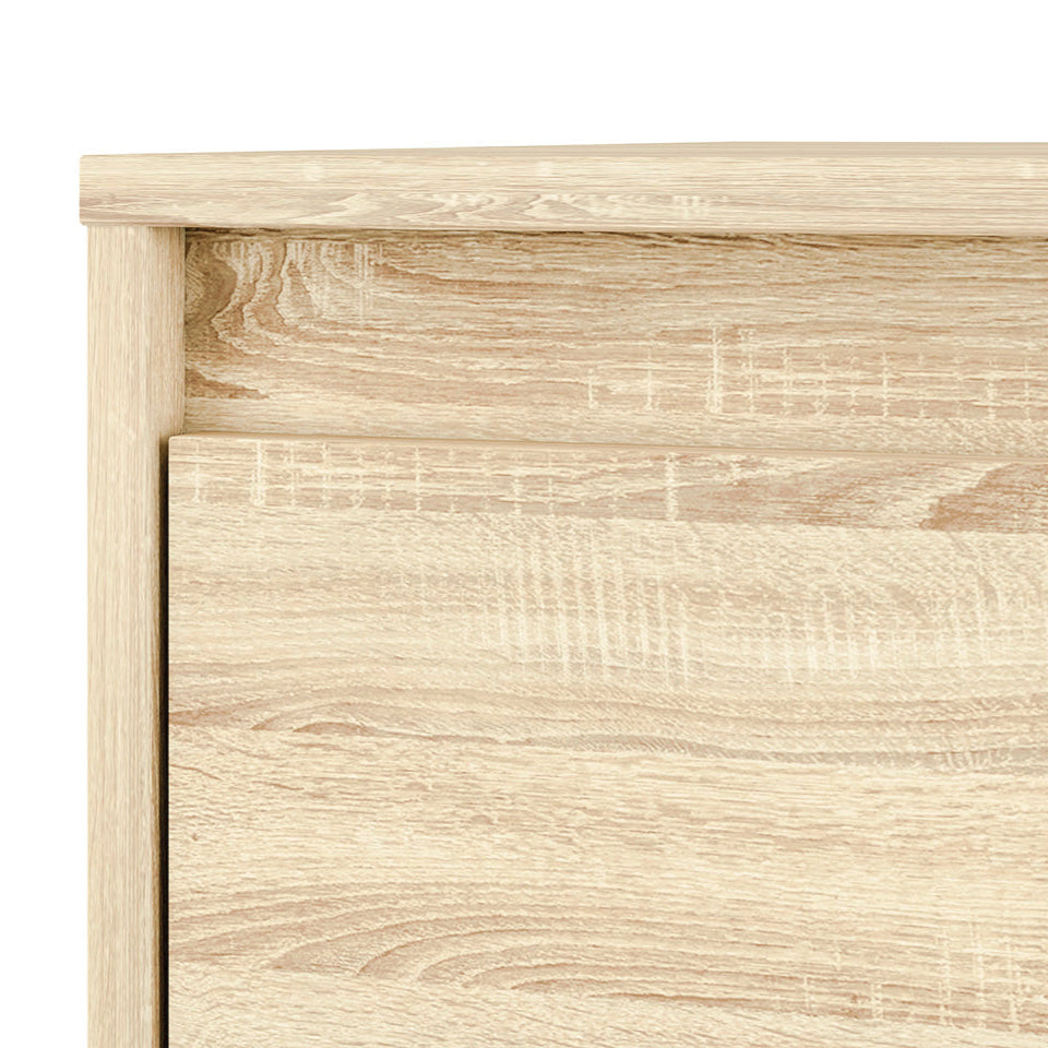 Bureau Moderne avec Bordure ABS en Lumière de Sonoma - Design Élégant et Résistant - Decora Home