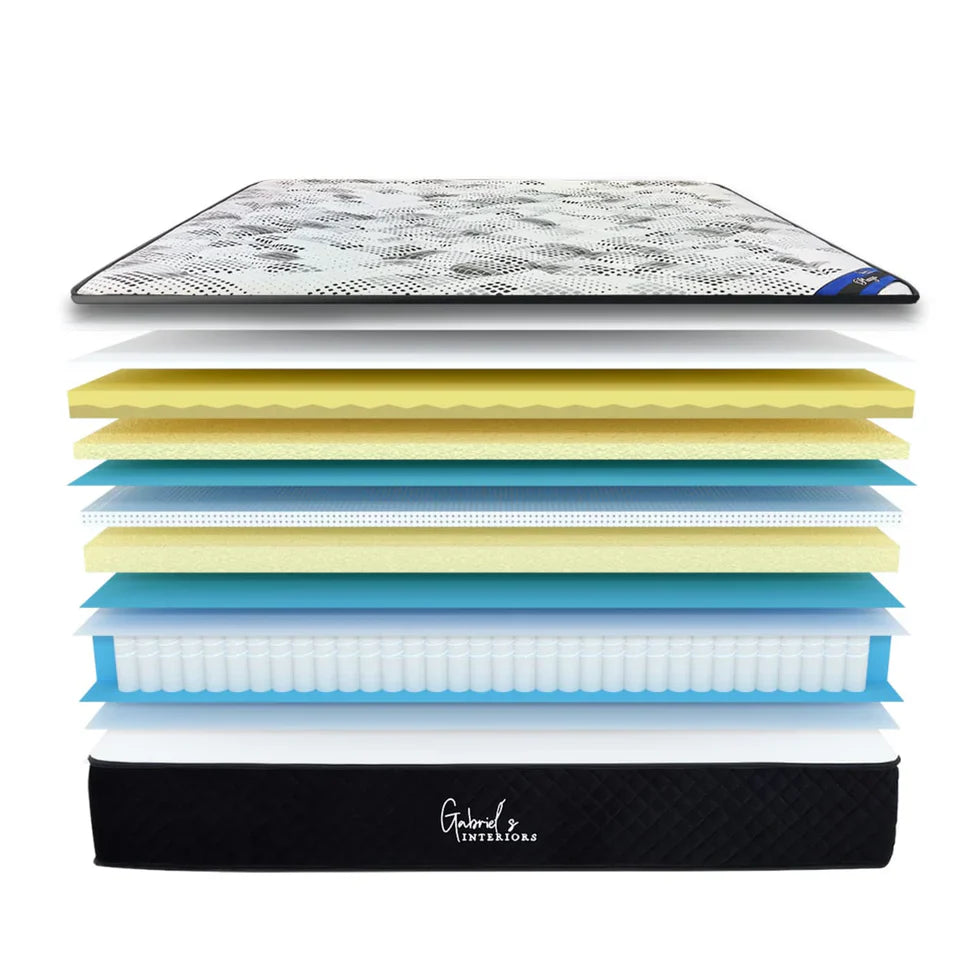 Matelas avec Ressorts Ensachés et Mousse Haute Densité - Decora Home