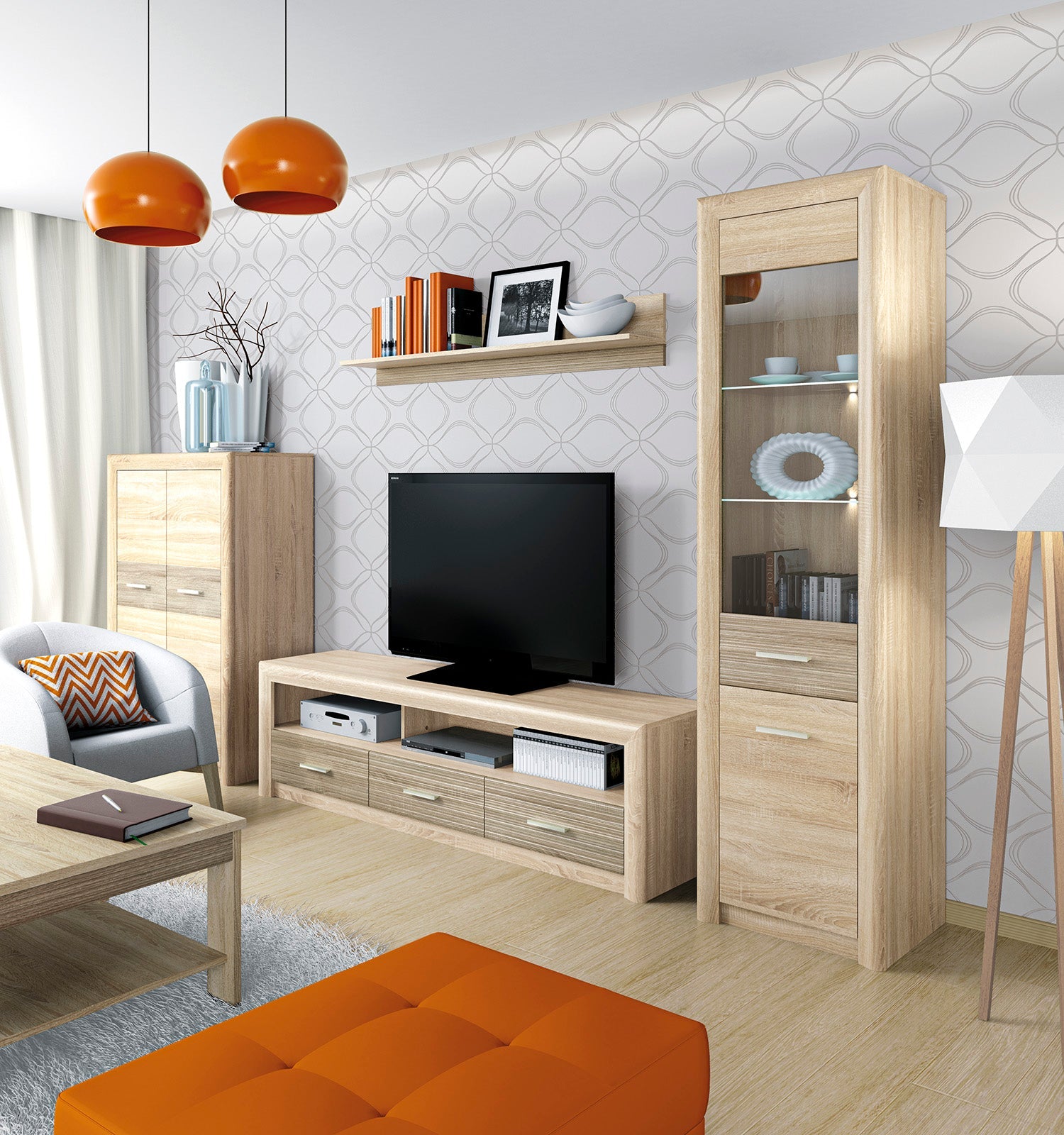 Étagère – Sonoma Light & MDF Sonoma Truffe - Decora Home
