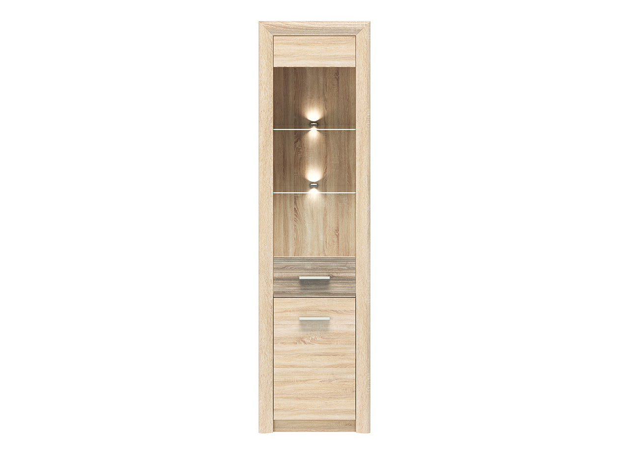 Vitrine en Verre Trempé avec Bordure ABS - Design Élégant, Résistant et Sécurisé - Decora Home