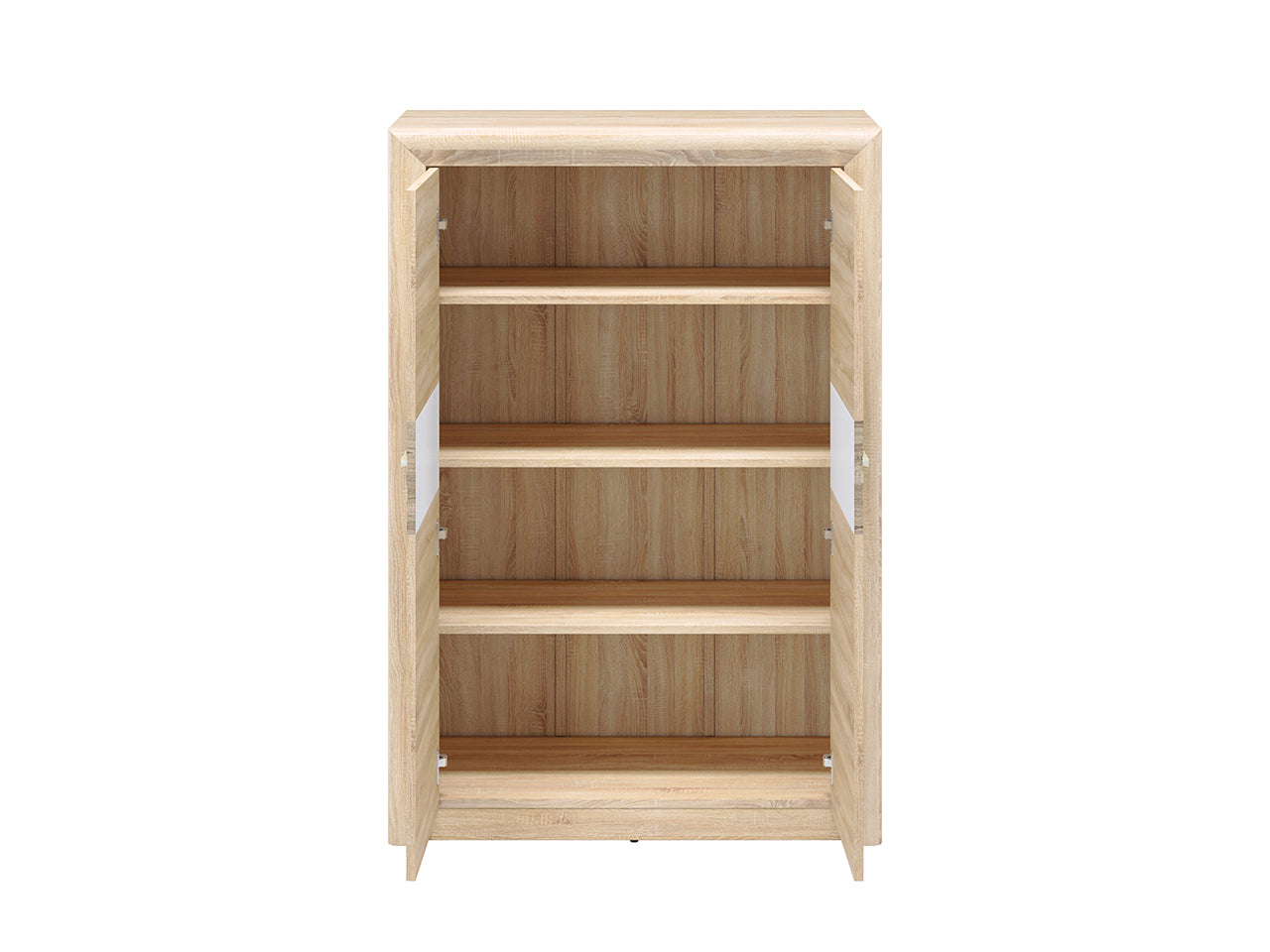 Commode, Buffet, Buffet Élégant – Sonoma Light & MDF Sonoma Truffe – 133 cm – Design Moderne et Fonctionnel - Decora Home