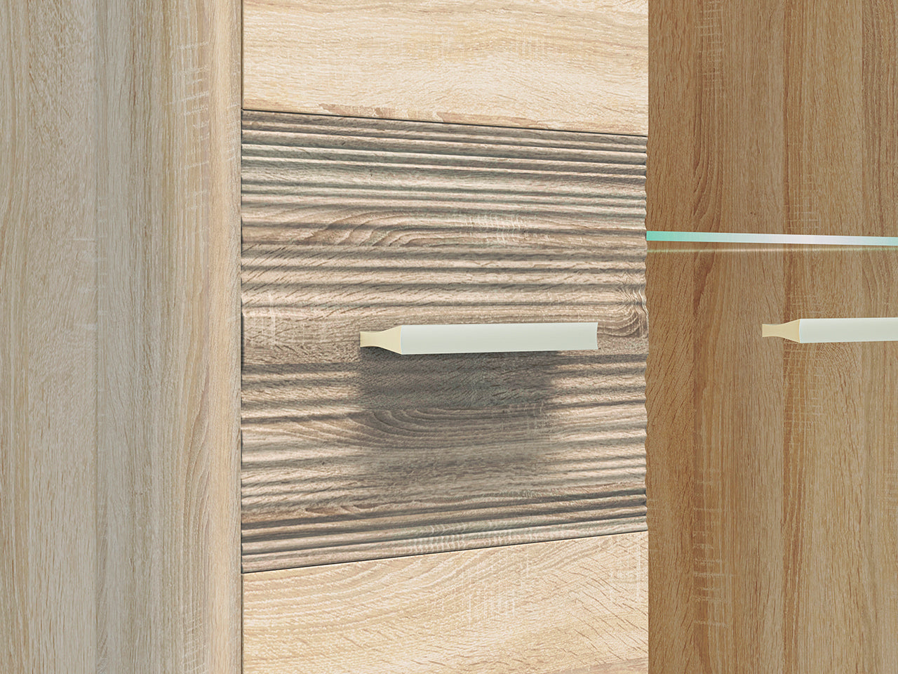 Vitrine avec Bordure ABS et Verre Trempé - Élégance, Durabilité et Flexibilité - Decora Home