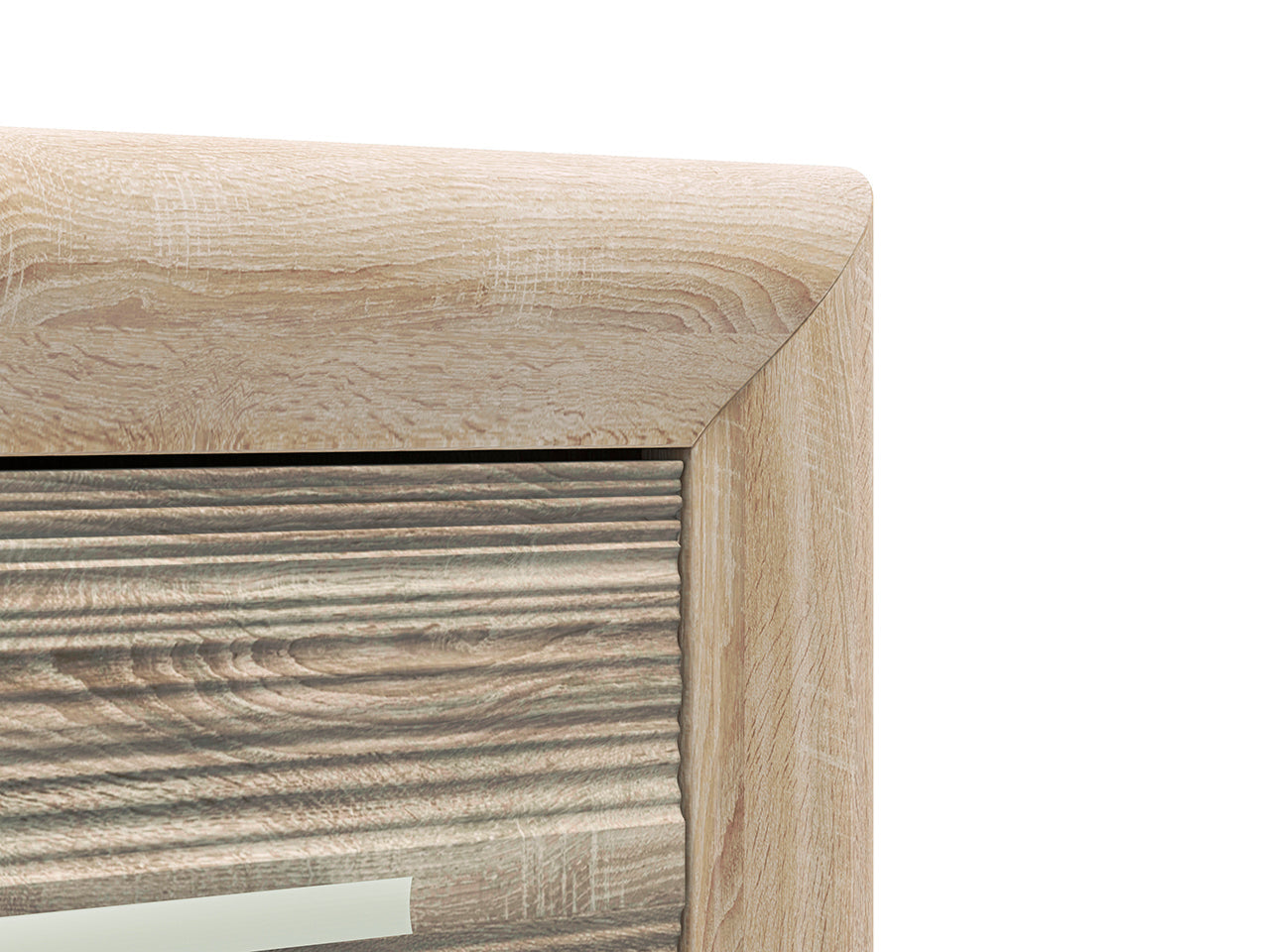 Commode, Buffet, Buffet Moderne – Sonoma Light & MDF Sonoma Truffe – 94 cm – Fonctionnalité et Élégance - Decora Home