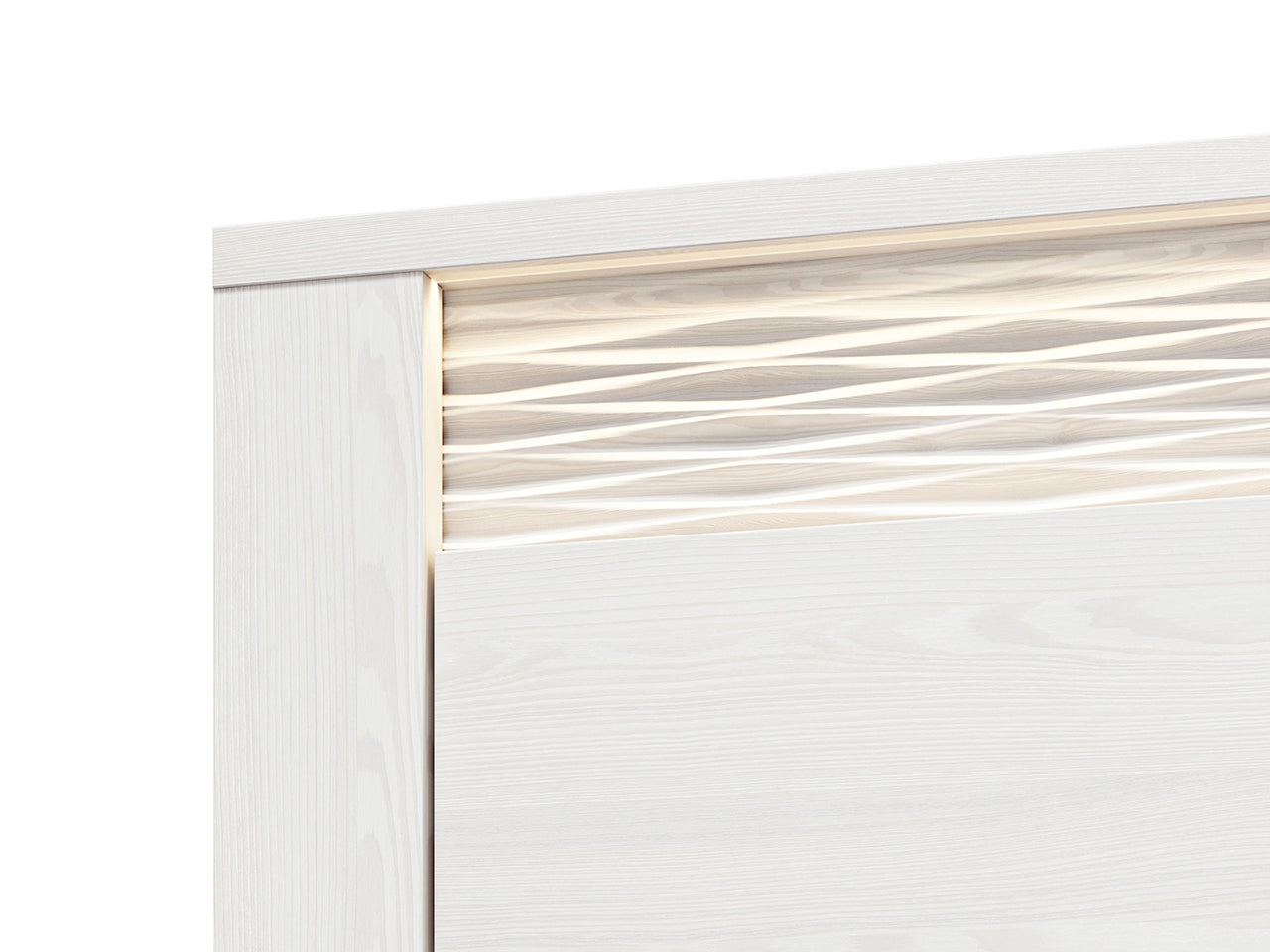 Commode, Buffet, Buffet Moderne en Pin Enneigé avec Tiroirs Spacieux - Rangement Pratique et Design Épuré - Decora Home