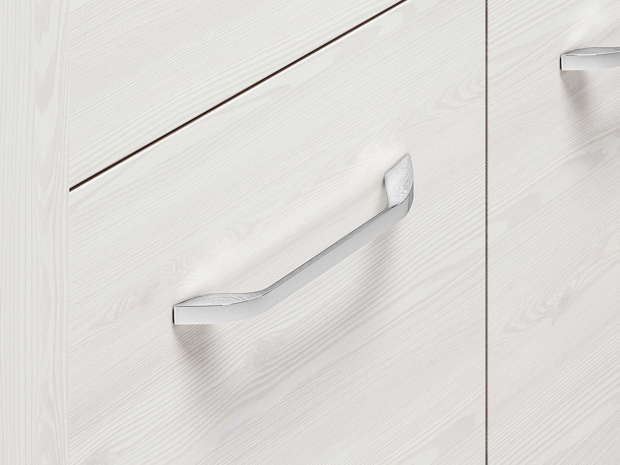 Commode, Buffet, Buffet Moderne en Pin Enneigé avec Tiroirs Spacieux - Rangement Pratique et Design Épuré - Decora Home