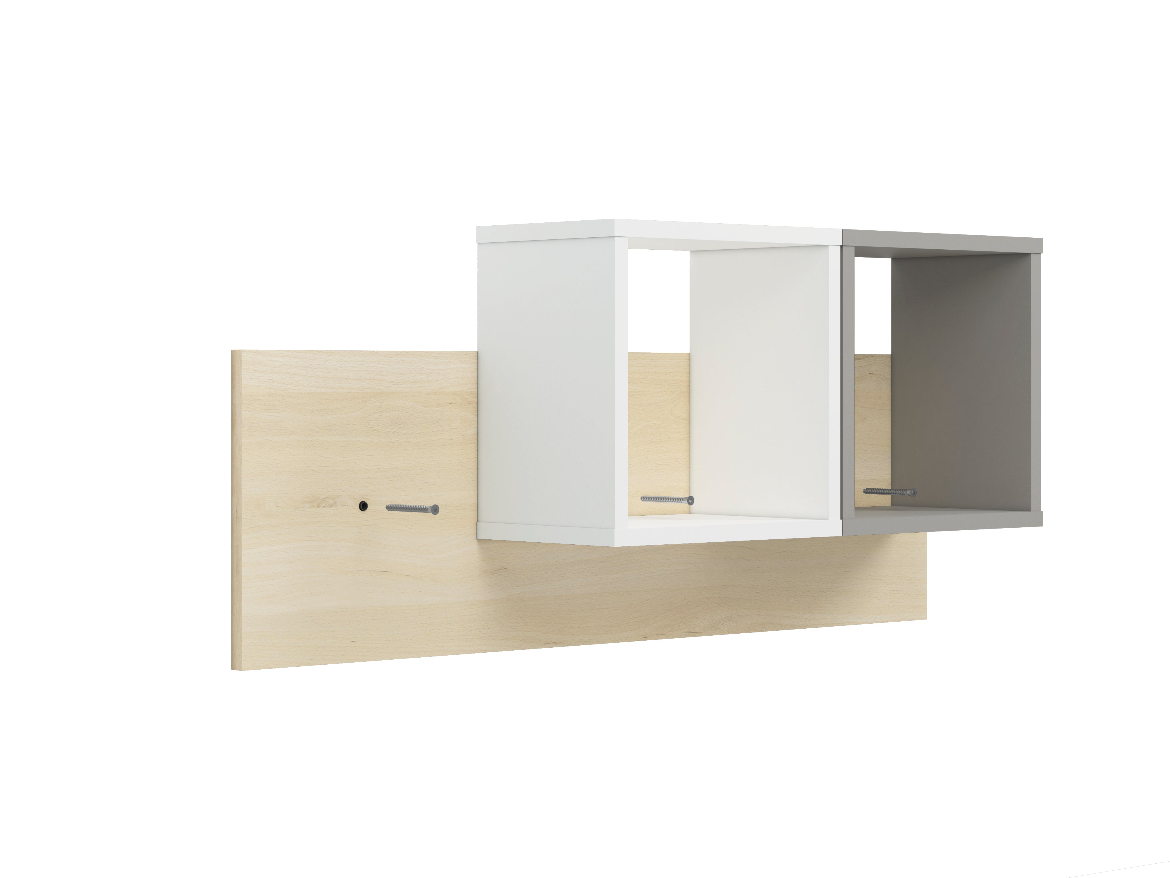 Panneau d'Étagère en Hêtre des Fjords avec bordure ABS, résistance et design moderne - Decora Home