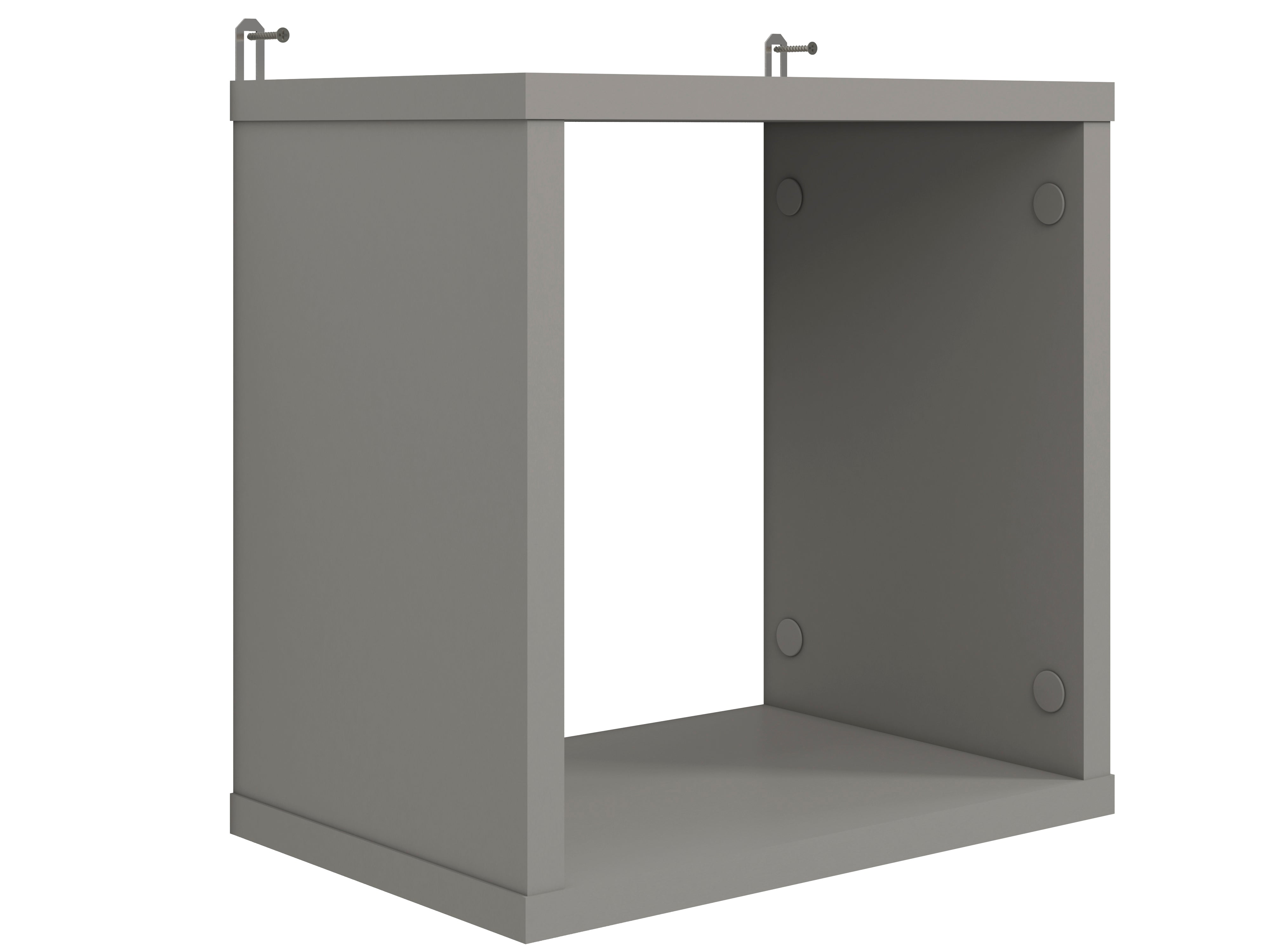 Étagère en Hêtre des Fjords avec bordure ABS - Résistante et Élégante, Disponible en Gris Platine et Blanc - Decora Home
