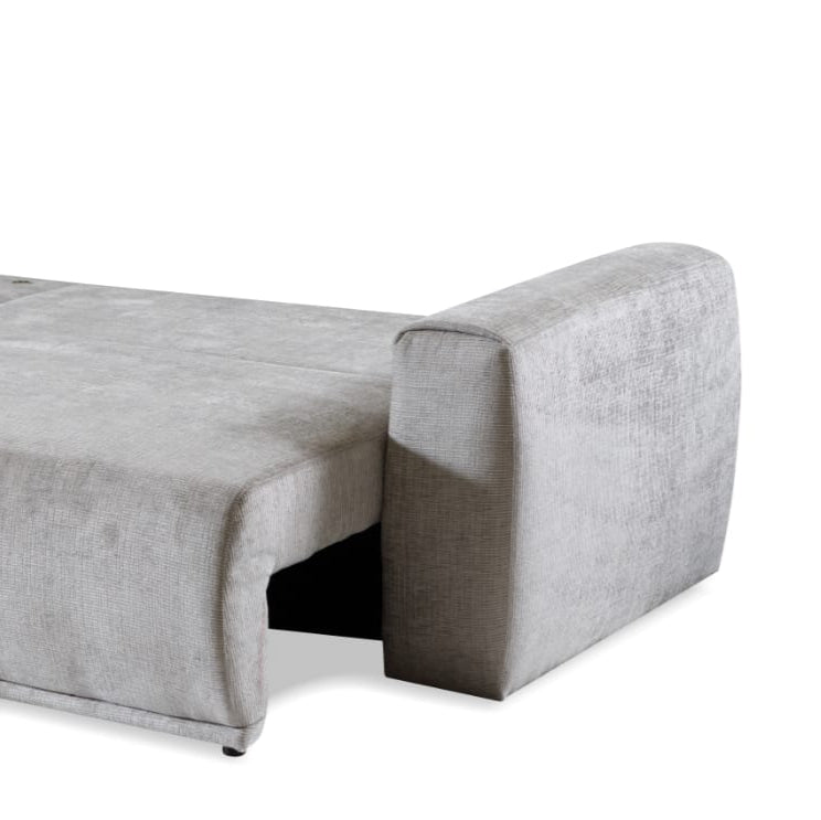 Canapé d’angle convertible – Design moderne avec coffre de rangement et couchage - Decora Home