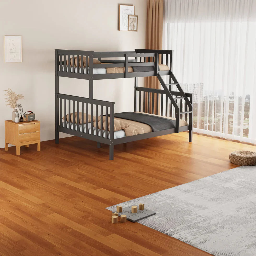 Lit superposé en bois Modèle 2+1 et 1+1 - Decora Home