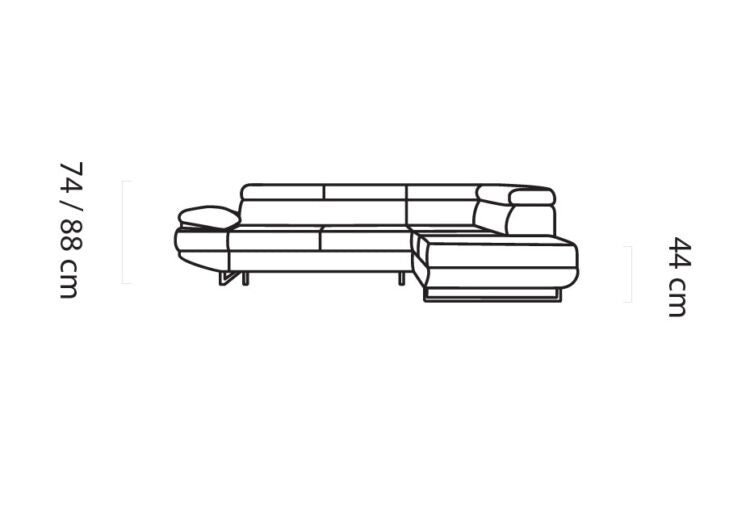Canapé d’Angle – Confort Ajustable Électriquement et Élégance Contemporaine - Decora Home