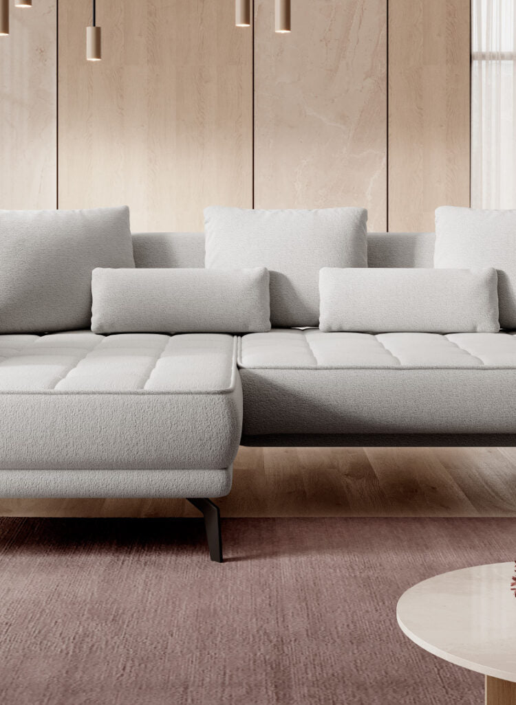 Canapé d'angle – Design Moderne et Confort Personnalisé avec Mécanisme Électrique - Decora Home