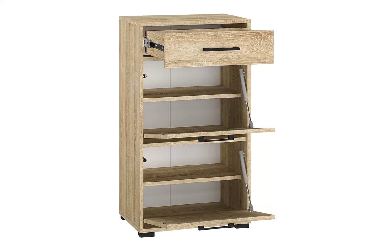 Meuble à Chaussures en Finition Chêne Clair – Structure Robuste, Design Compact et Élégant - Decora Home