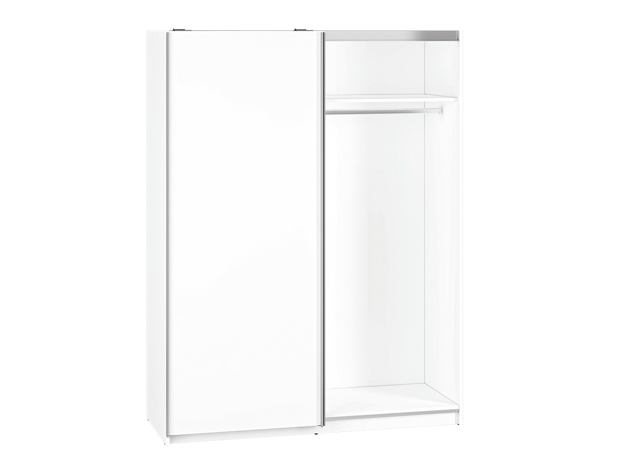 Armoire Blanche à Portes Coulissantes – Design Moderne et Rangement Optimisé - Decora Home