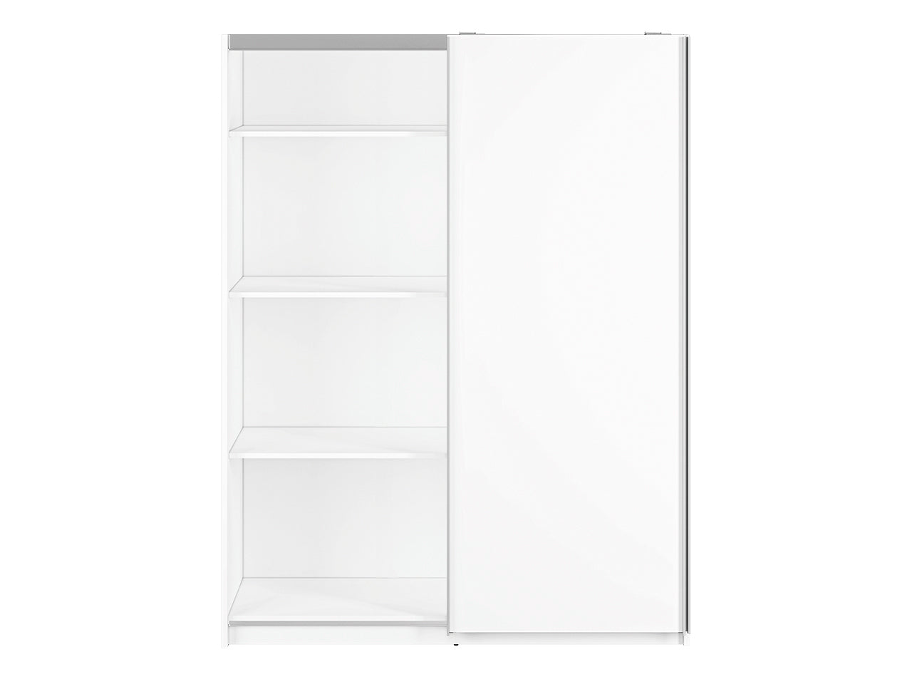 Armoire Blanche à Portes Coulissantes – Design Moderne et Rangement Optimisé - Decora Home