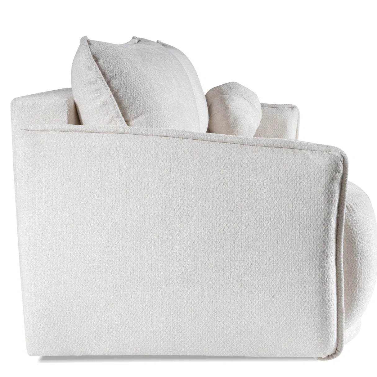 Canapé d’angle convertible écru avec fonction couchage et espace de rangement - Decora Home