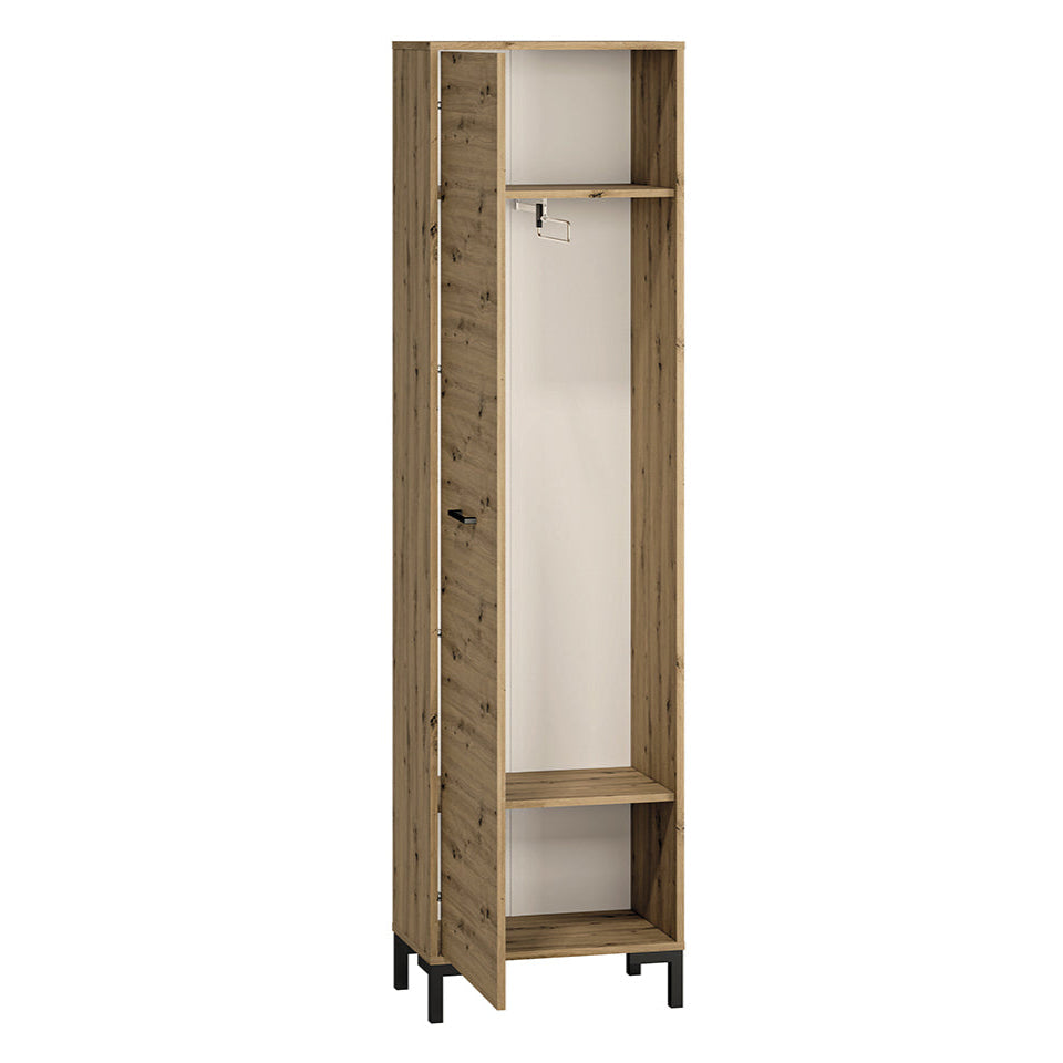 Garde-robe Réversible – Chêne Artisanal – Ouverture Droite/Gauche - Decora Home