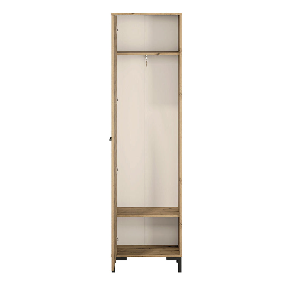 Garde-robe Réversible – Chêne Artisanal – Ouverture Droite/Gauche - Decora Home
