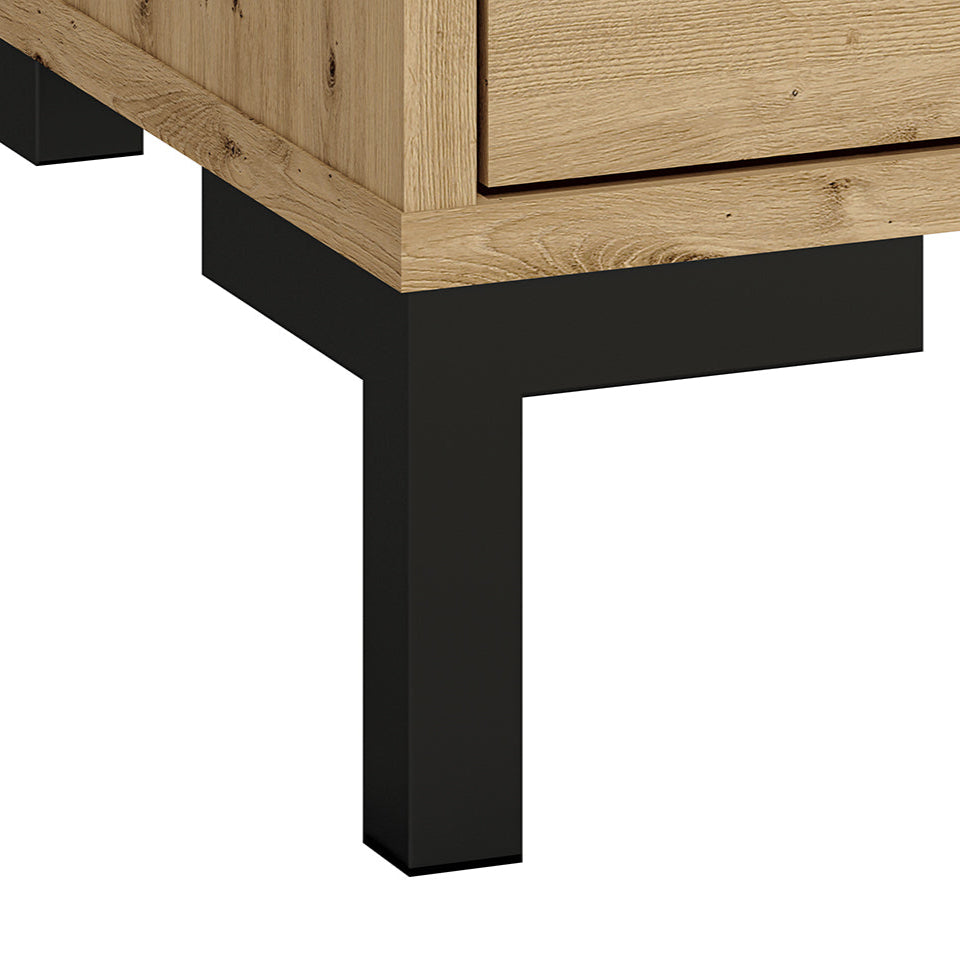 Meuble à Chaussures en Chêne Artisanal avec Bordure ABS - Rangement Pratique et Élégant - Decora Home