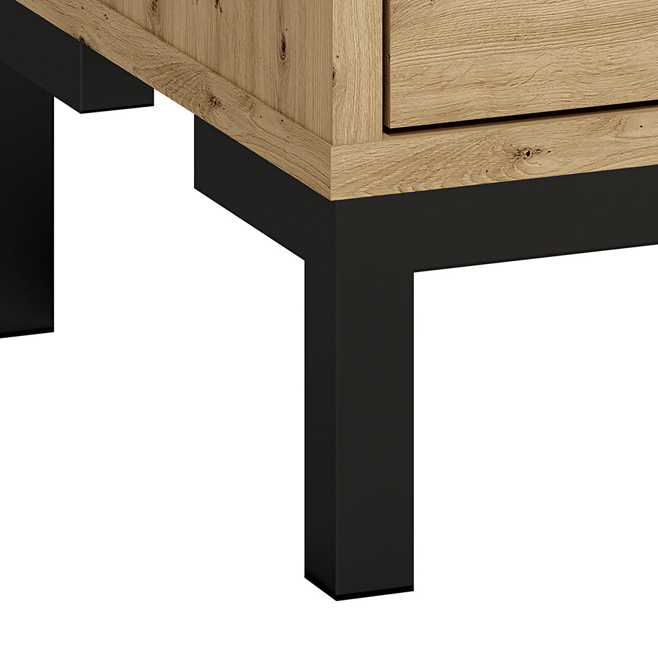 Meuble à Chaussures en Chêne Artisanal avec Bordure ABS - Rangement Résistant et Élégant - Decora Home
