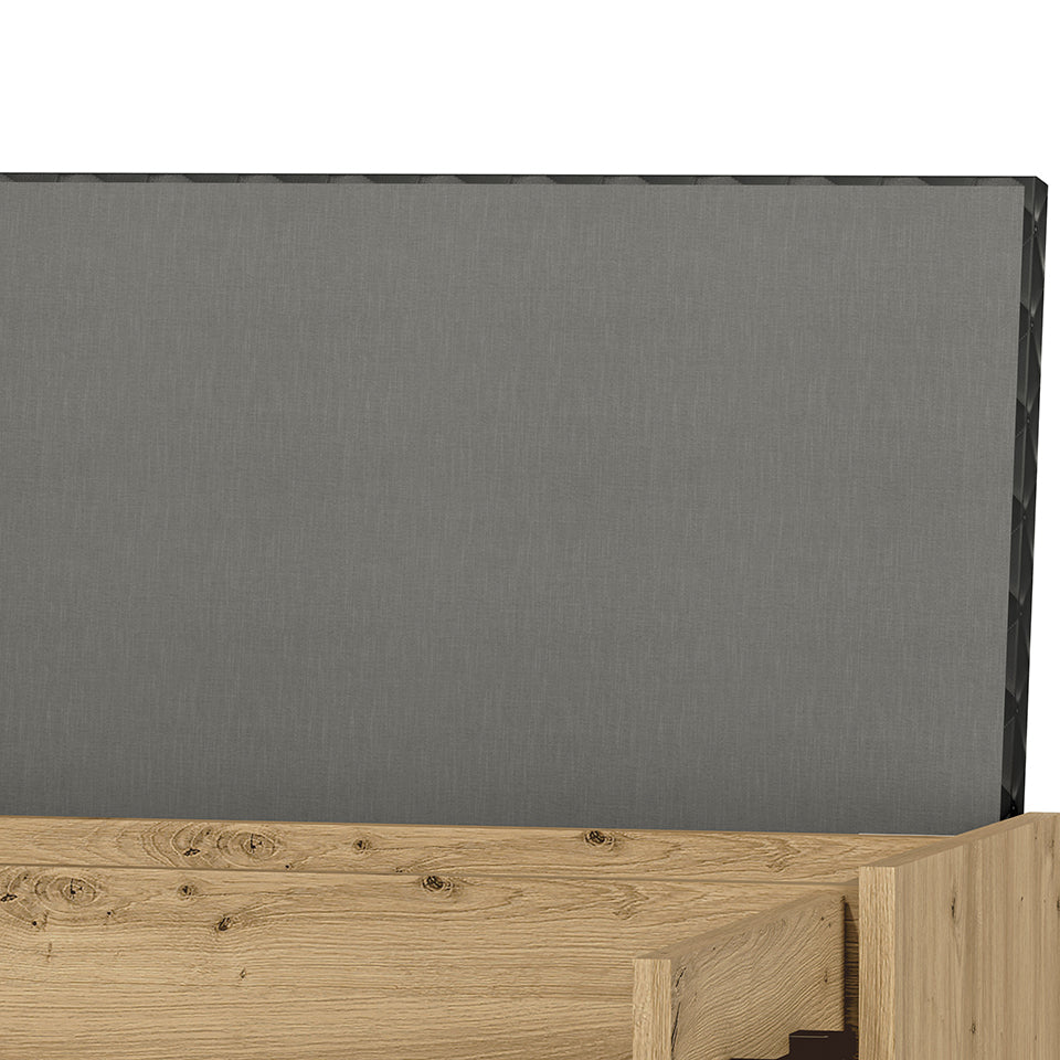 Meuble à Chaussures en Chêne Artisanal avec Bordure ABS - Rangement Résistant et Élégant - Decora Home