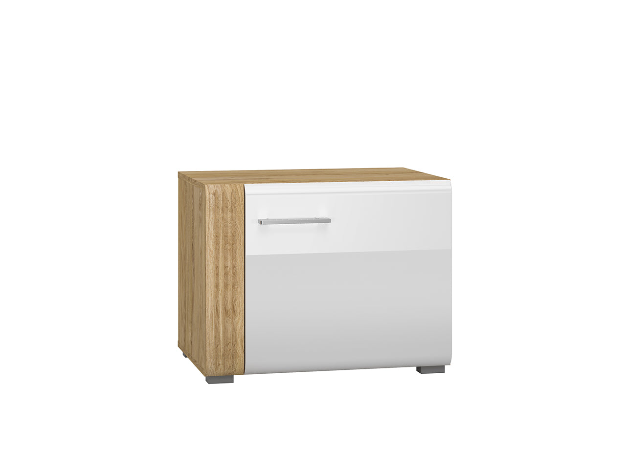 Module Complémentaire Chêne Castello & Blanc Brillant – Fonctionnalité sur-mesure - Decora Home