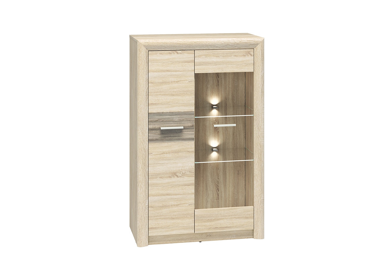 Vitrine avec Bordure ABS et Verre Trempé Élégance, Durabilité et Flexibilité|Offre Spéciale|Decora Home