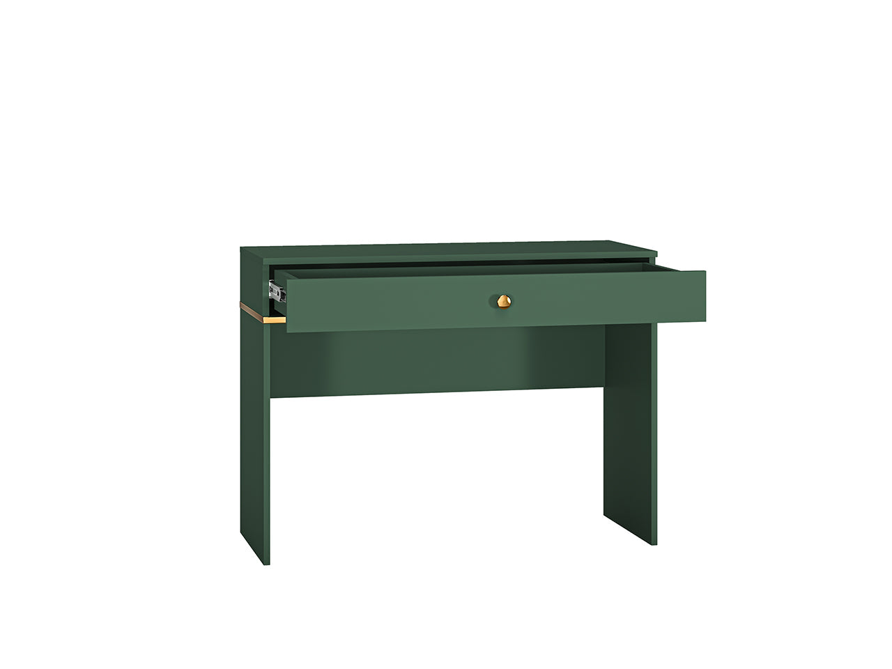 Table de Coiffure Élégante en Bleu Foncé et Labrador avec Bordure ABS - Durabilité et Design Moderne - Decora Home