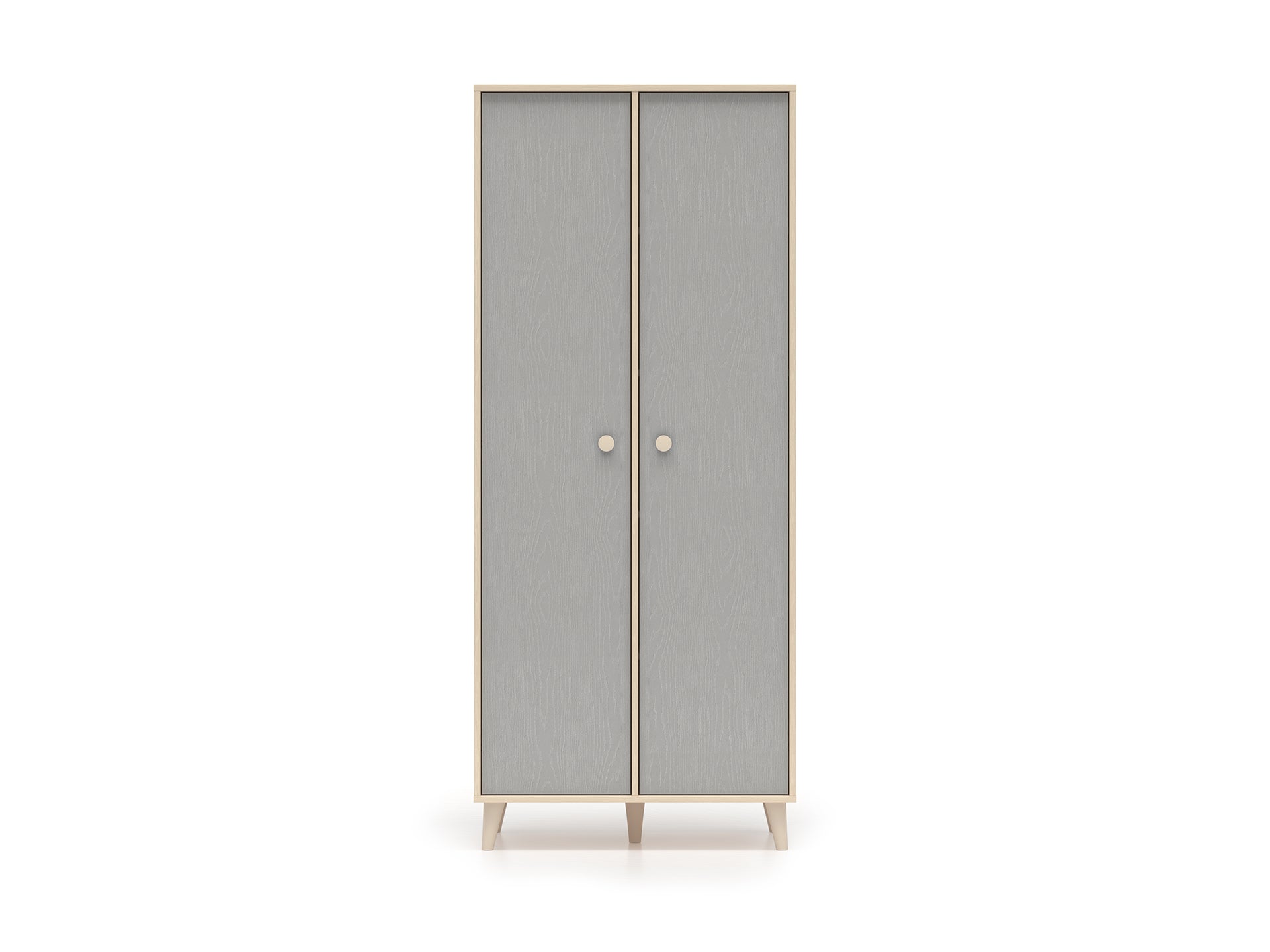 Armoire enfant Contemporaine 190 cm – Finition Haut de Gamme en Rose Millénaire et Sable du Désert – Pratique et Élégante - Decora Home