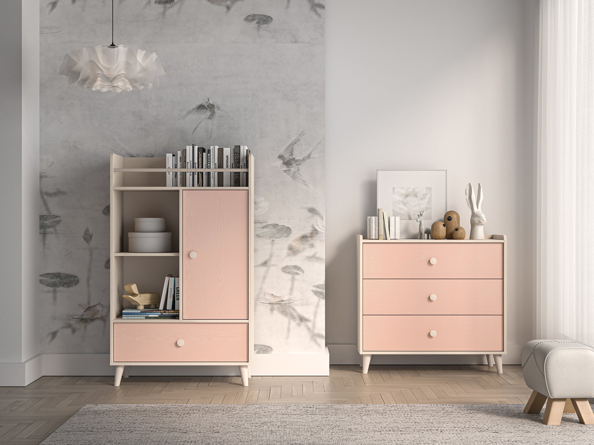 Commode, Buffet enfant Moderne en Bois avec Rangement Spacieux – Design Élégant et Fonctionnel - Decora Home