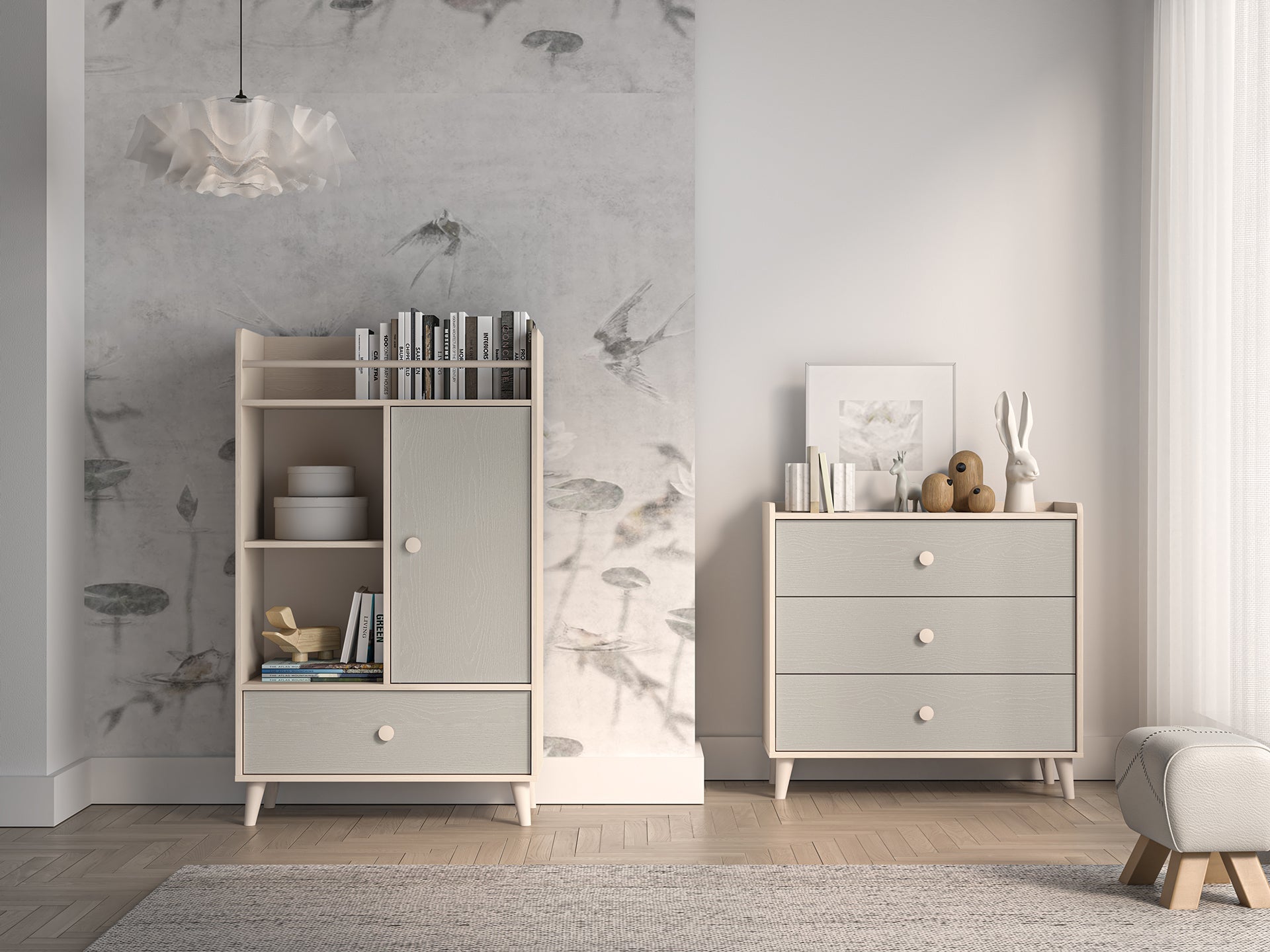 Commode, Buffet enfant Moderne en Bois avec Rangement Spacieux – Design Élégant et Fonctionnel - Decora Home