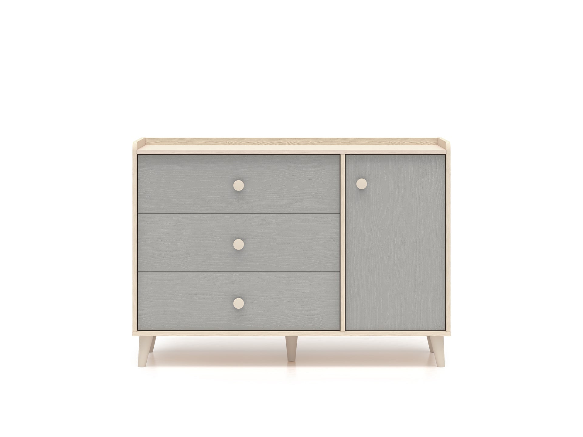 Commode, Buffet enfant Moderne avec Tiroirs Extensibles et Design Élégant – Résistant aux Rayures et à l'Humidité - Decora Home