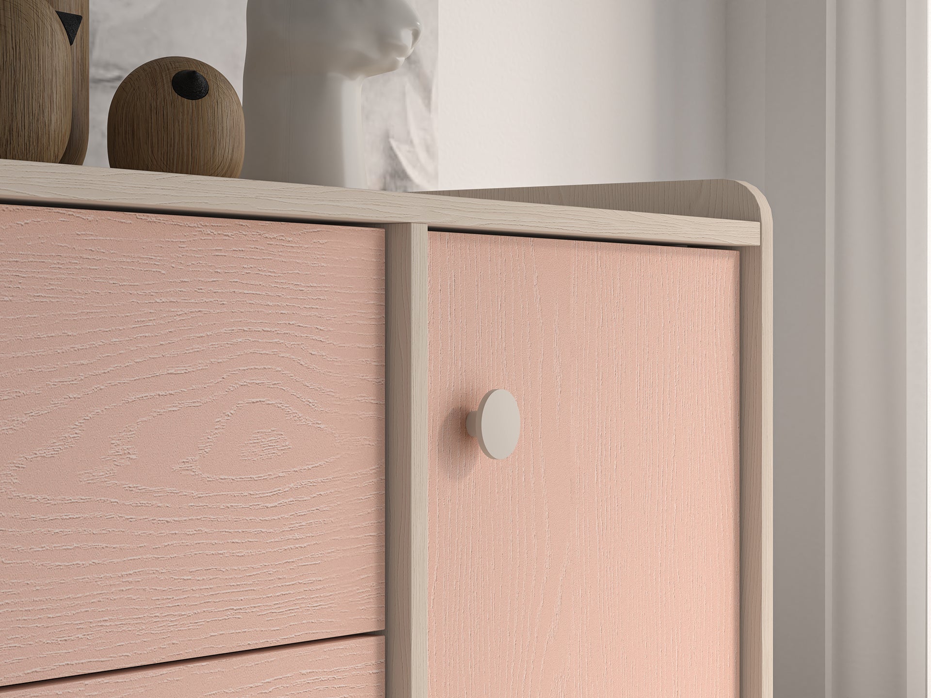 Commode, Buffet enfant Moderne avec Tiroirs Extensibles et Design Élégant – Résistant aux Rayures et à l'Humidité - Decora Home