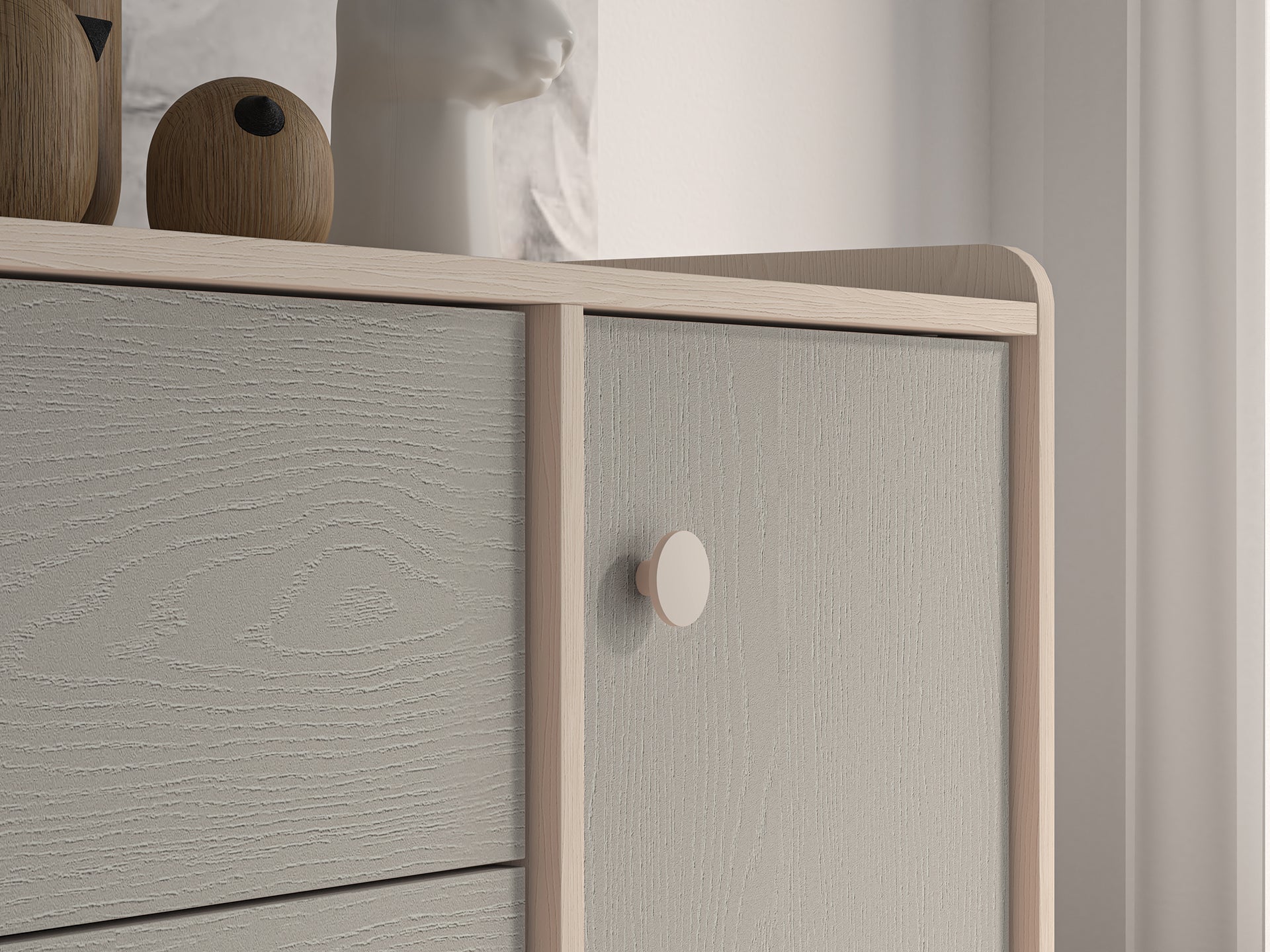 Commode, Buffet enfant Moderne avec Tiroirs Extensibles et Design Élégant – Résistant aux Rayures et à l'Humidité - Decora Home