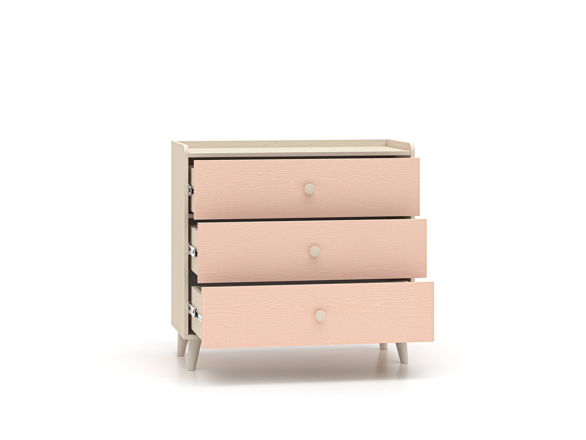 Commode, Buffet enfant moderne en panneaux laminés avec finition résistante et élégante - Decora Home