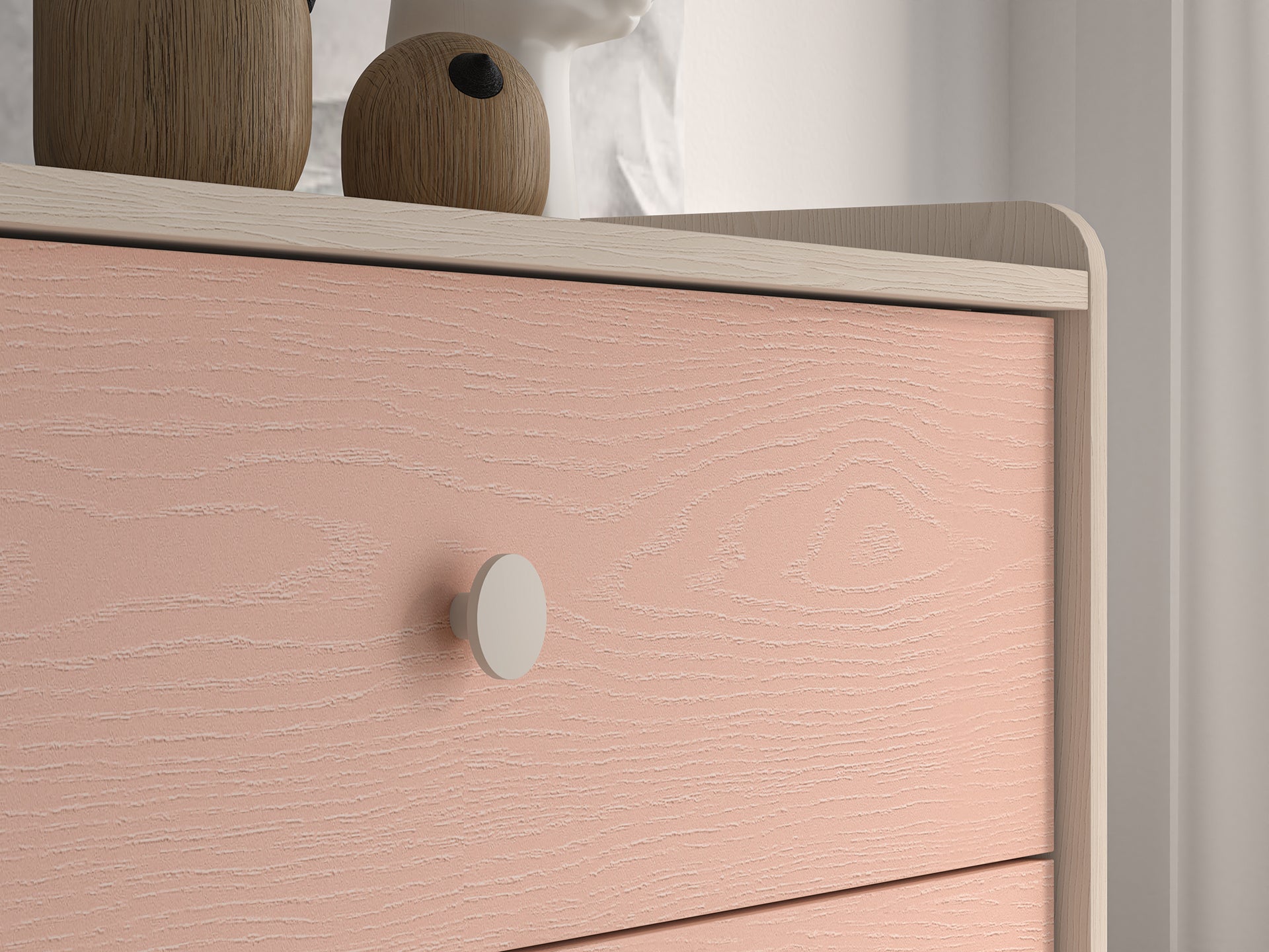 Commode, Buffet enfant moderne en panneaux laminés avec finition résistante et élégante - Decora Home