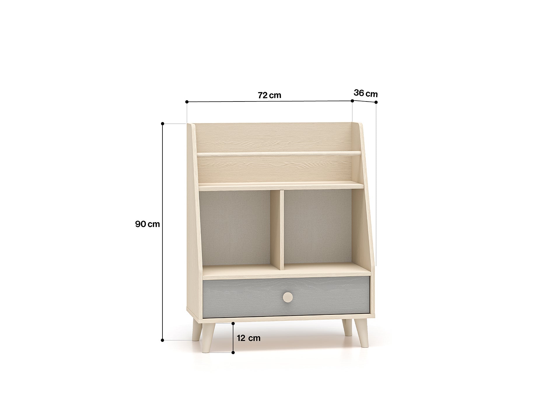 Étagère Murale enfant Moderne avec Finition en Rose Millénaire et Sable du Désert – Design Élégant - Decora Home