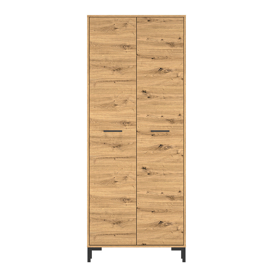 Armoire haute en chêne artisanal – Design moderne et finitions durables - Decora Home