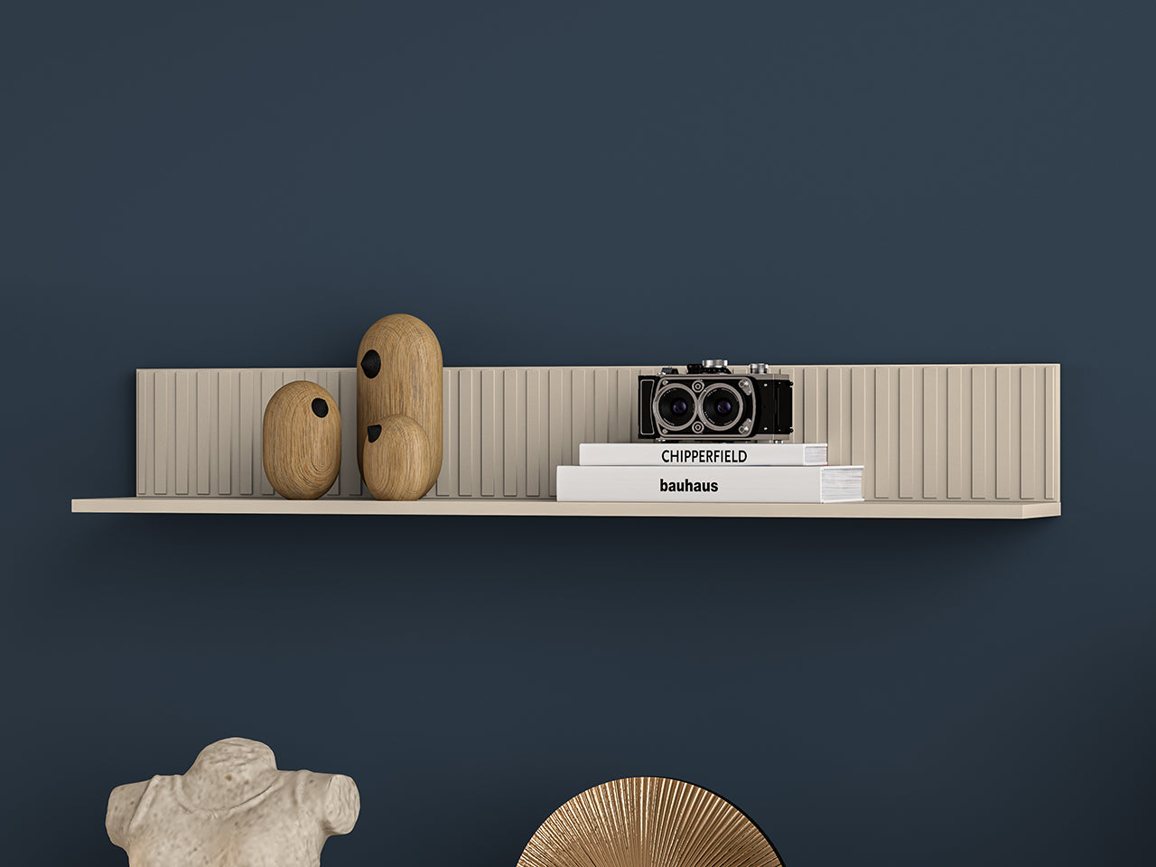 Étagère Suspendue Sofina en MDF Cachemire pour Décorations et Accessoires|Offre Limitée|Decora Home