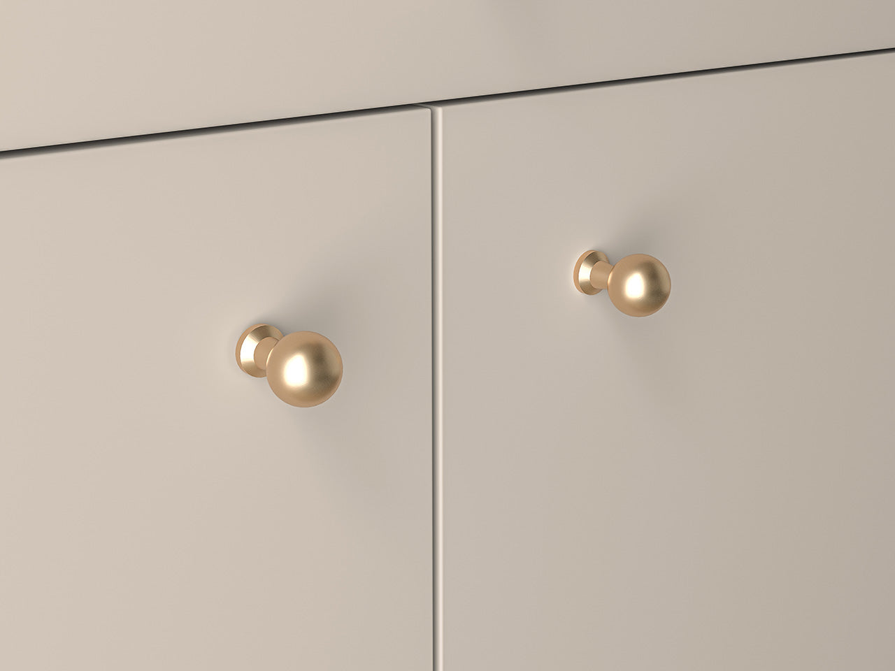 Meuble à Chaussures avec Doubles Portes et Tiroir à Extension Complète - MDF Cachemire - Decora Home